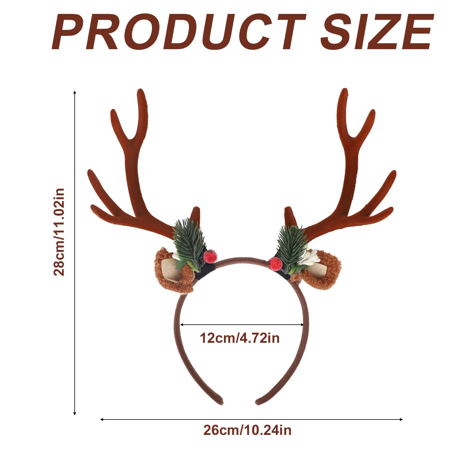 BOXOB Reindeer Antlers Headband - Image 2