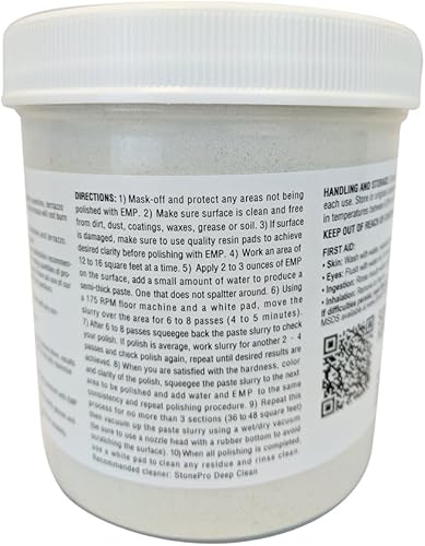 Miniatura 3 de Stone Pro Easy Marble Polish (EMP) - Polvo de pulido de mármol y terrazo - 1 libra