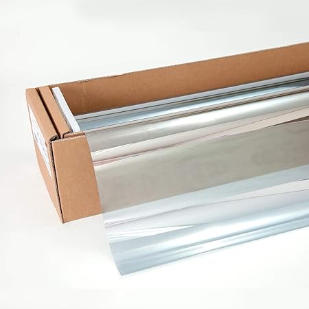 Amazon Braintec カーフィルム スパッタシルバー50 紫外線カット99 銀 幅1m 長さ3m Sp Msv5040cx3m ウィンドウフィルム 車 バイク