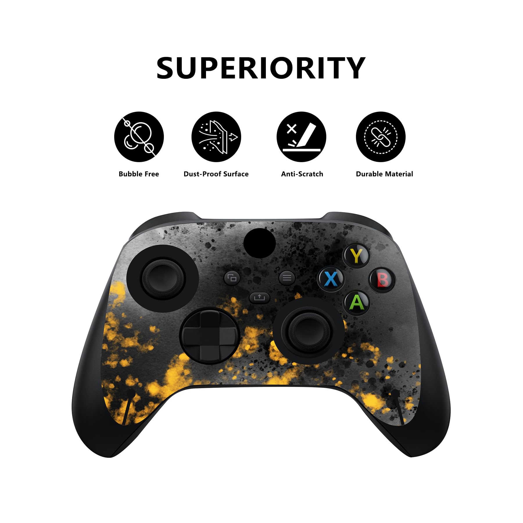 playvital Autocollant Manette pour Xbox Series X Accessoires Protection,Stickers pour Xbox Series X Console Skin-Le Royaume Secret - 2