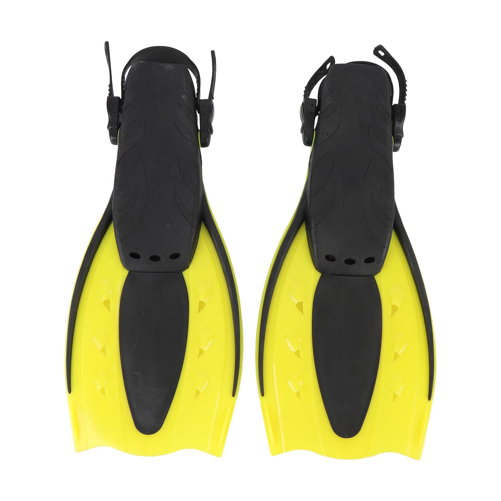 Aletas de Buceo para Adultos |Cómodas Aletas de Goma para Nadar para Entrenamiento de Snorkel, Drenaje de Agua Antideslizante para Hombres, Mujeres, Adolescentes, Talla M 42 43