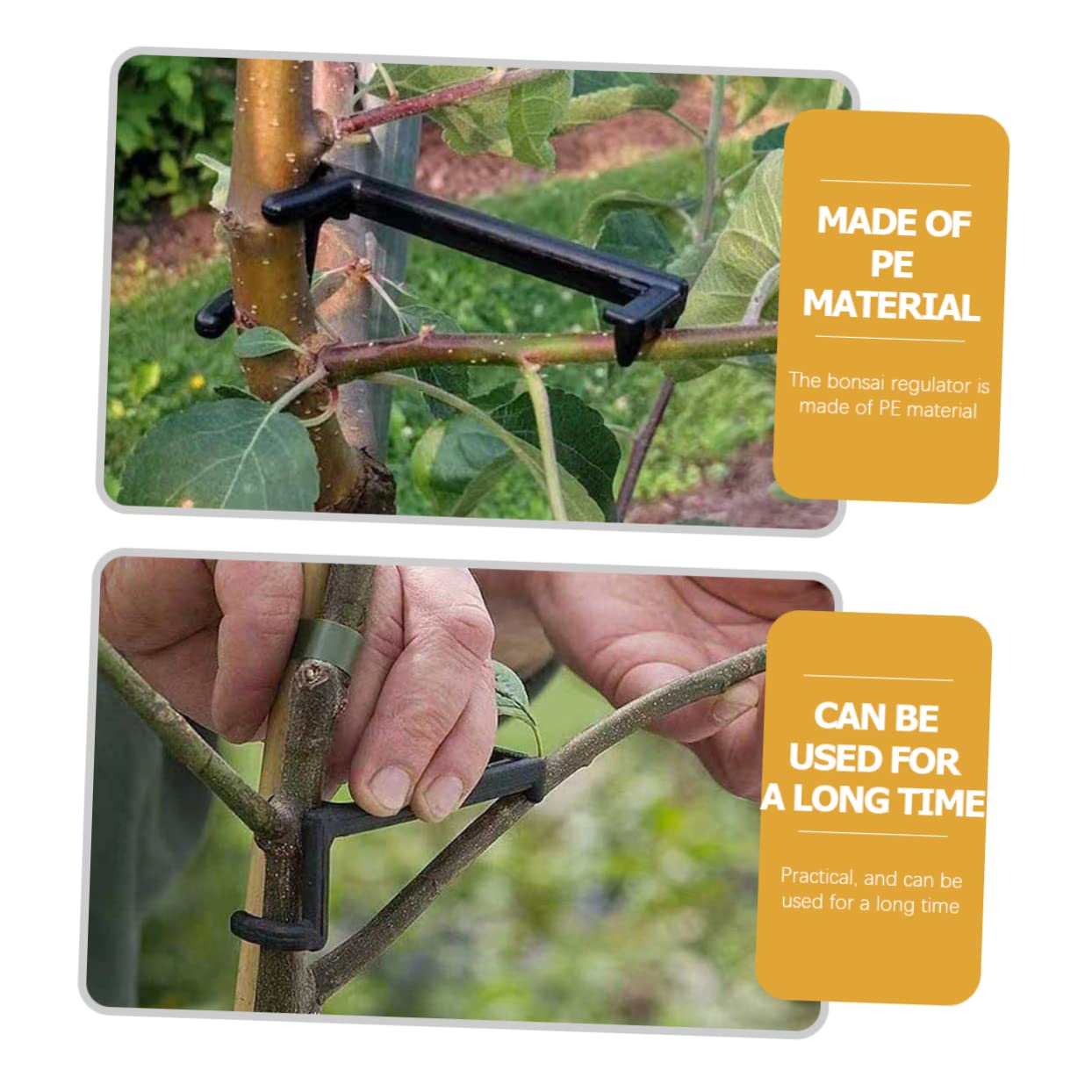 UPKOCH 5 Sätze Pflanzenzweig Trainingsclips Verstellbare Clips Zur Formung Von Obstbaumzweigen Und Hochwertige Pflanzenstützklammern Für Drinnen Und Draußen 10 Stück * 5