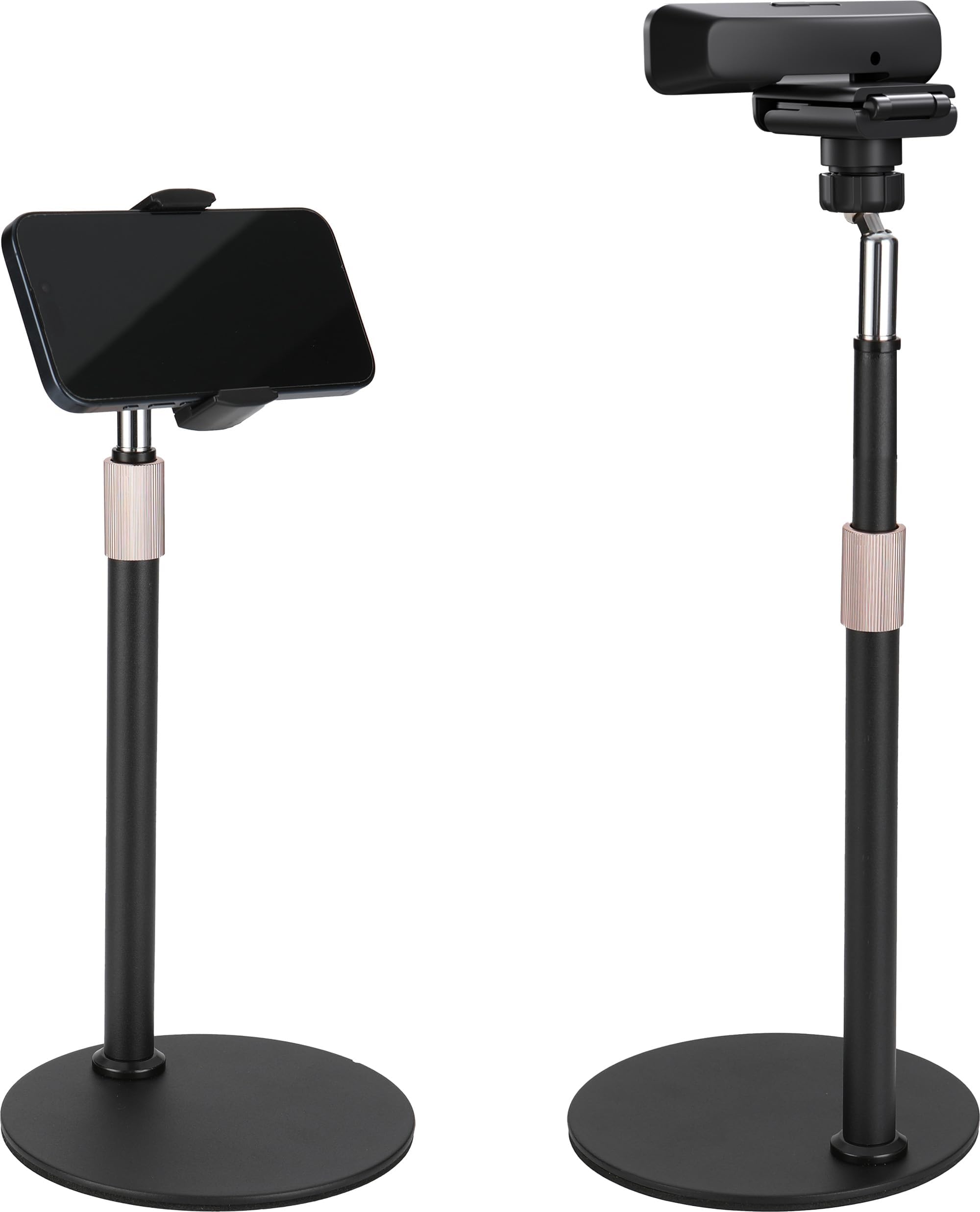 B15 All-Metal Webcam/Phone Desk Stand – 27-44cm Adjustable, 360° Swivel Mount for Webcam C960 C930e C930 C920 C920S C922x C922 Brio 4K C925e C615 and Other Devices with 1/4"-image-37