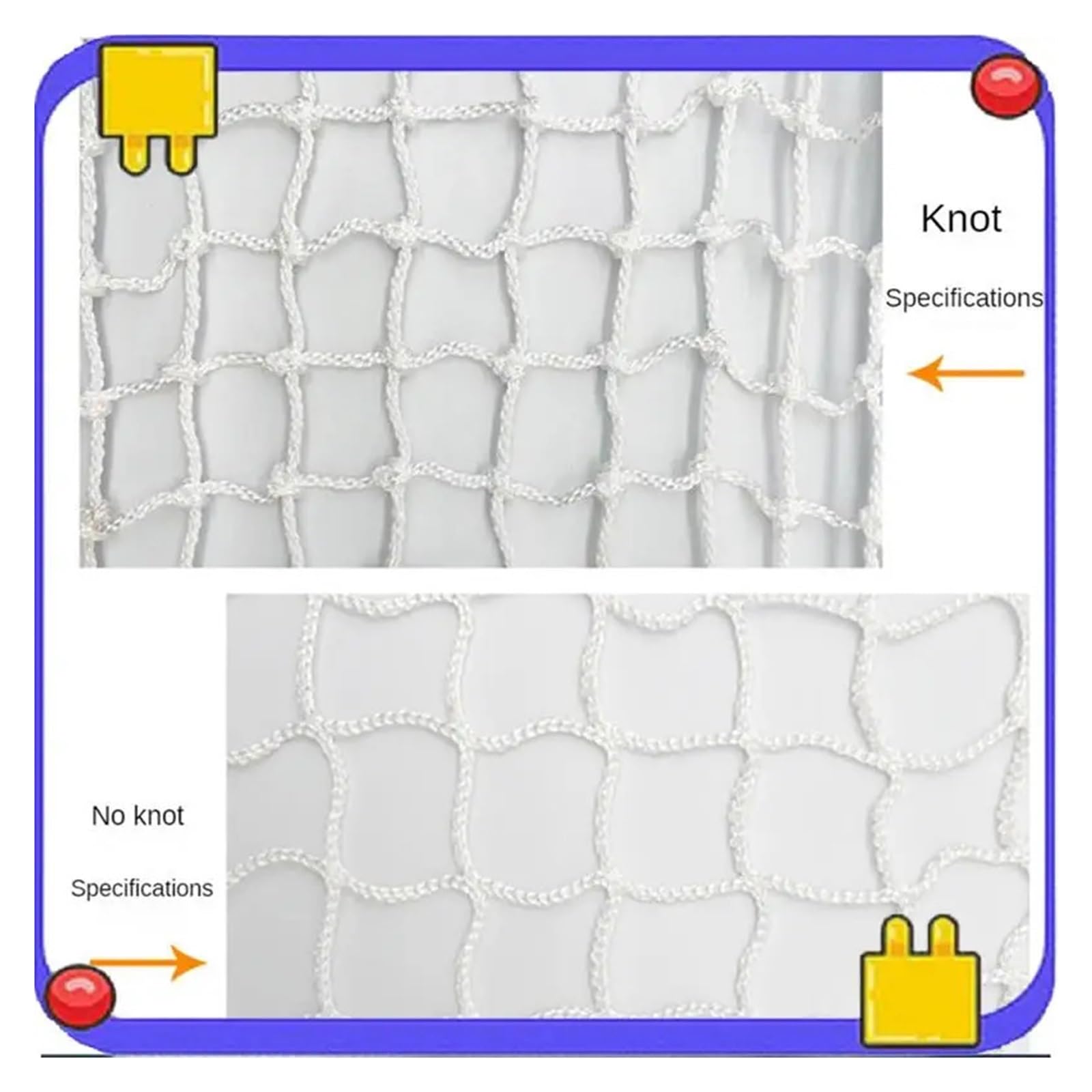 Heunetz für Pferde 2Pcs Weiß Langsam Fütterung Heu Net Pferd Tasche for Ziege Liefert