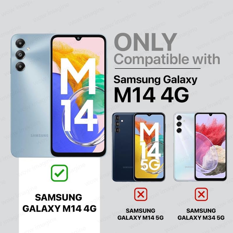 Image of Tempered Glass Screen Protector for Samsung Galaxy M14 4G with Easy Installation kit