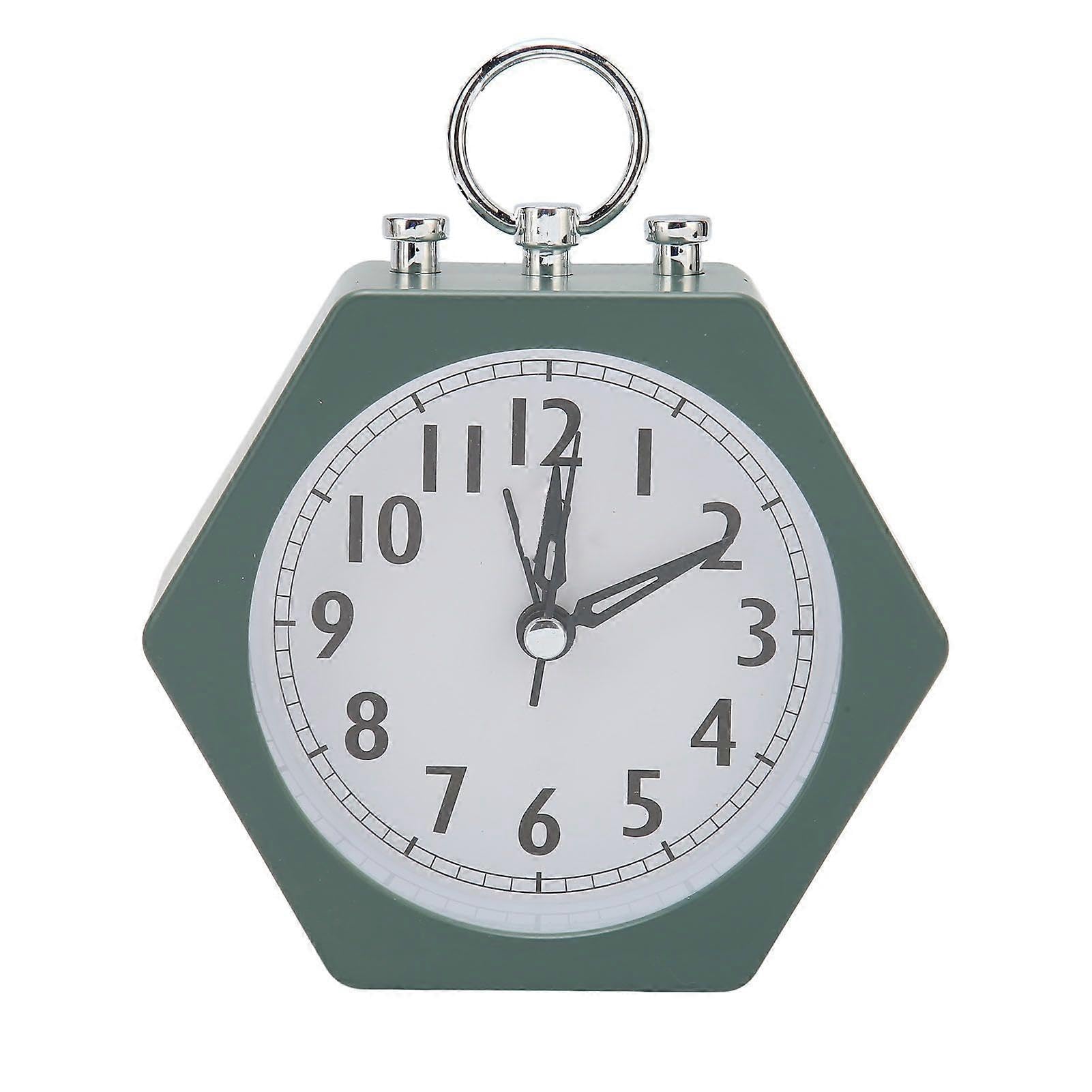 JOYHAPPST 2025 Latest Model Polygon Alarm Clock Battery Powered Clear Display Portable