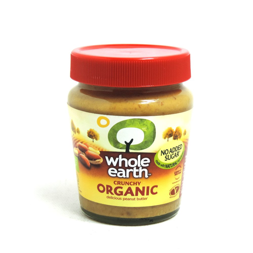 Whole Earth Organic Peanut Butter Crunchy 227g