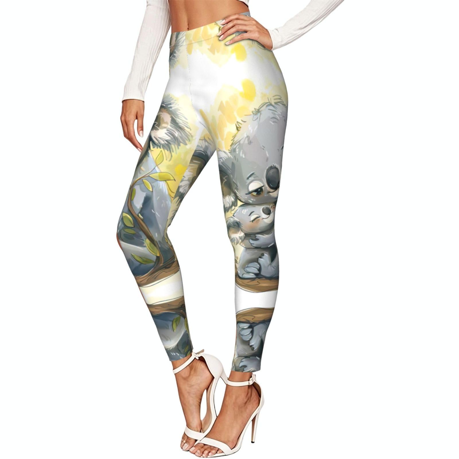 Leggings de compresión de koala para mujer y bebé 7