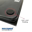 Niscomed Automatic Digital Weight Machine With Large LCD Display, Body Fat Scale, Smart BMI Scale, Digital Bathroom Wireless, Accurate Weight Measurement Weighing Scale (Black) gallery image
