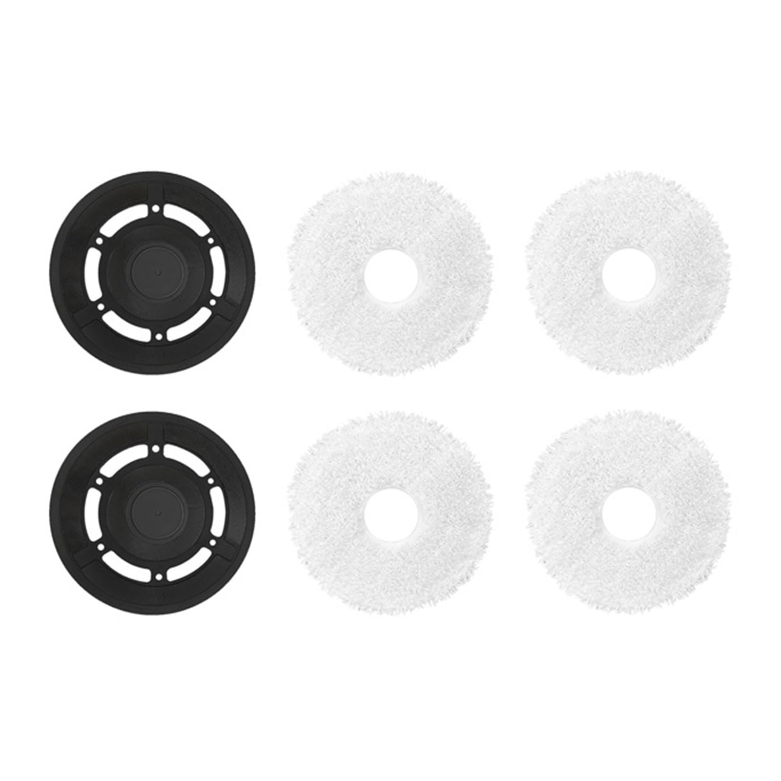 QLMXJVZHKCN 2-3pcs，Compatible For Ecovacs，Compatible For Deebot，X1 OMNI TURBO Robot Vacuum Cleaner Mop Rag Bracket Spare Parts Accessories(6pcs A)