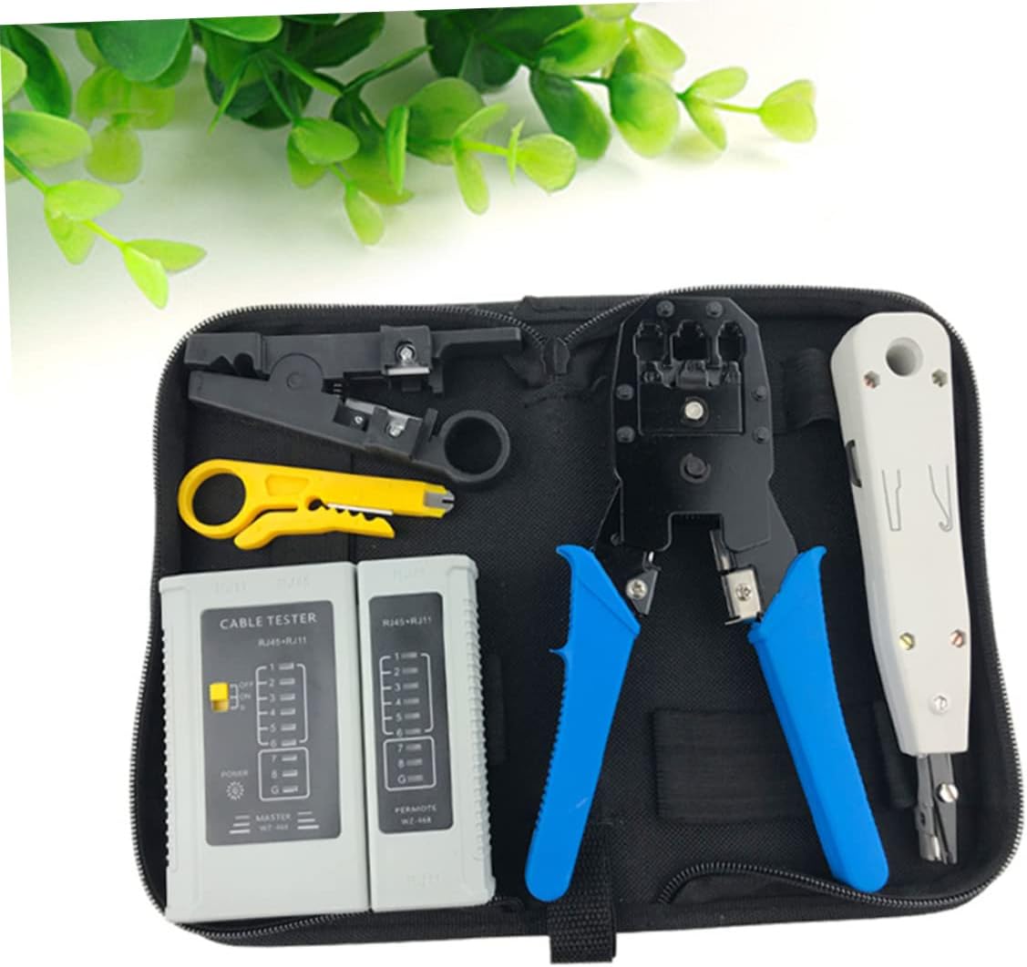 Ethernet Tool Set Hardware Tool Kit for Network Repair Cable Testing Made of Materials