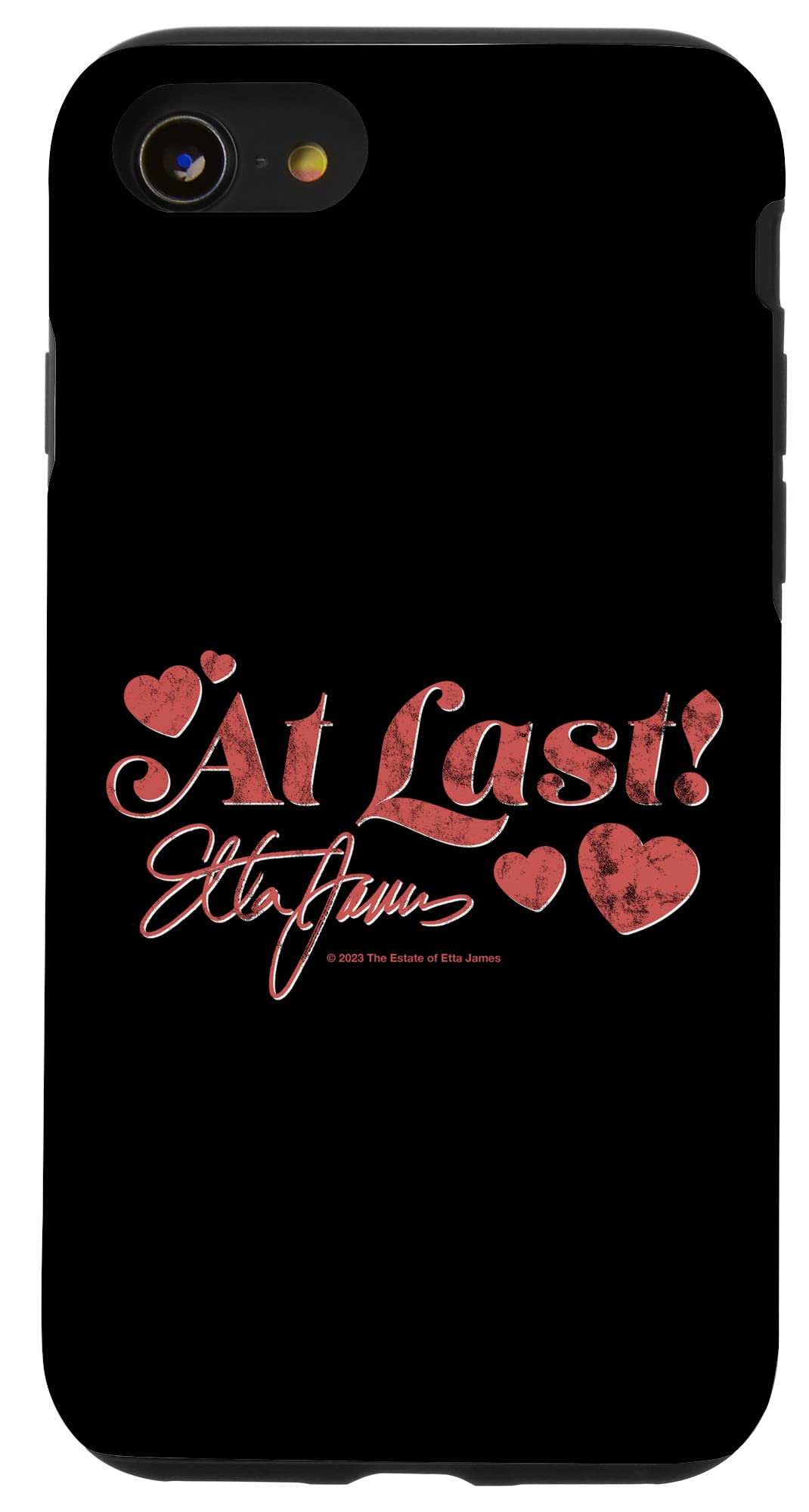 iPhone SE (2020) / 7 / 8 Etta James At Last Signature Hearts Case