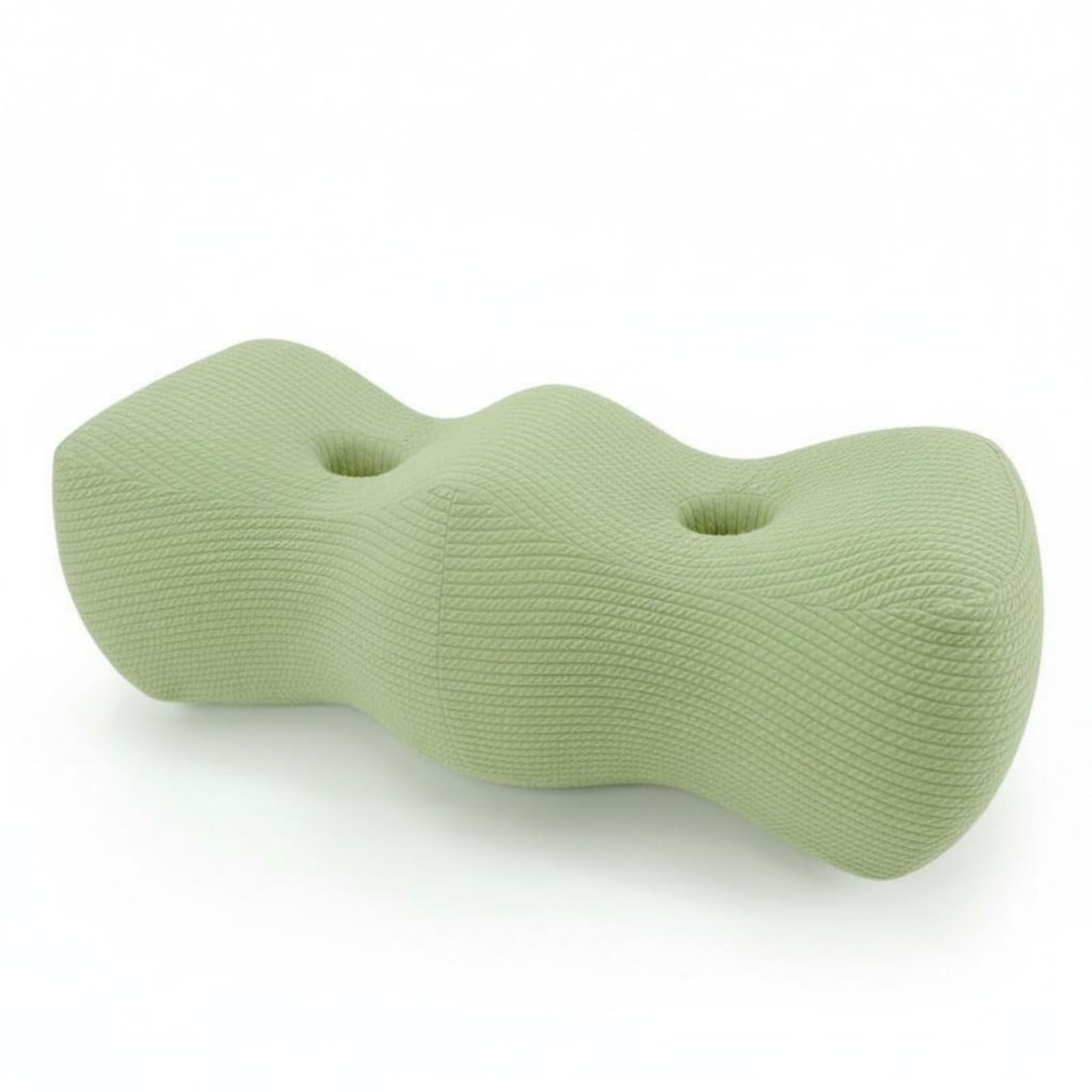 Qianly Almohada para Piernas de Espuma Viscoelástica Soporte Cómodo Cojín Postural para Dormir Transpirable Descansar, Azul Marino