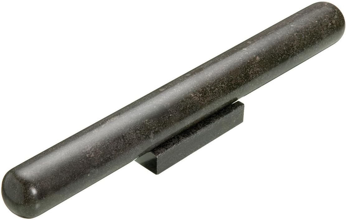 Master Class Kitchen Craft "" Rolling Pin/Stand, Marble, Black, 40 x 12 x 16 cm