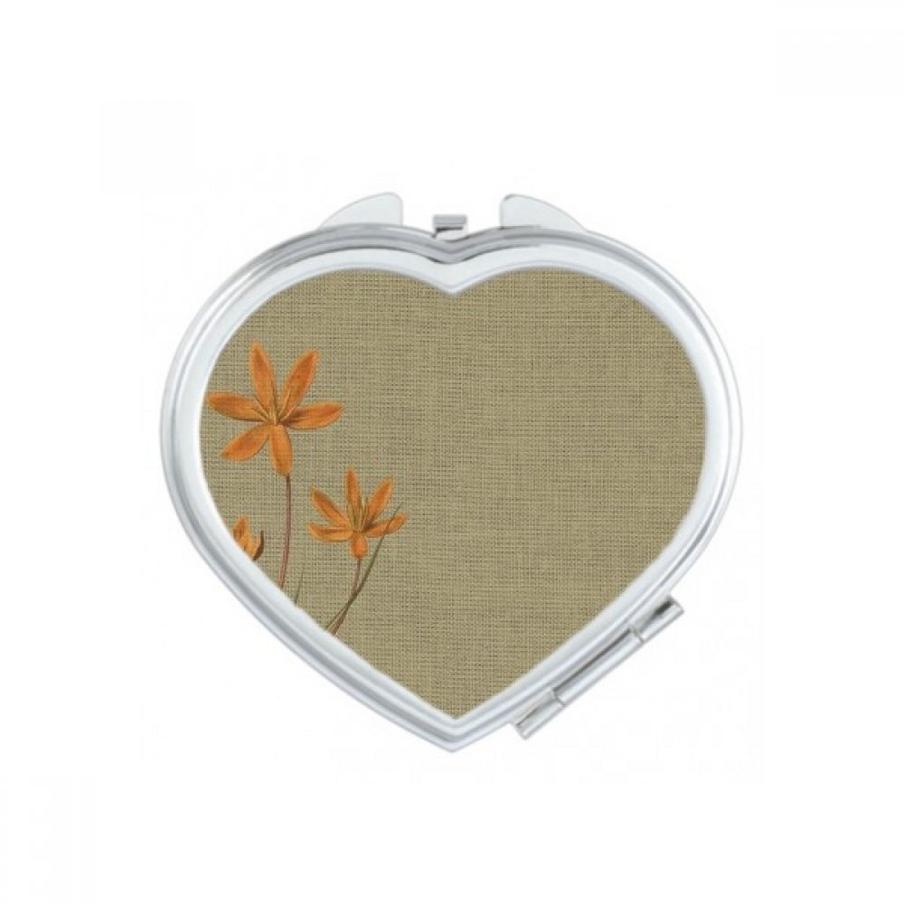 Miroir mignon petit cadeau original avec design abstrait coloré en cuir