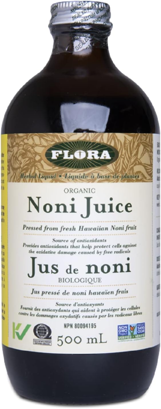 Flora Health Noni Juice Fresh Hawaiian,100 Pure Organic Noni Juice