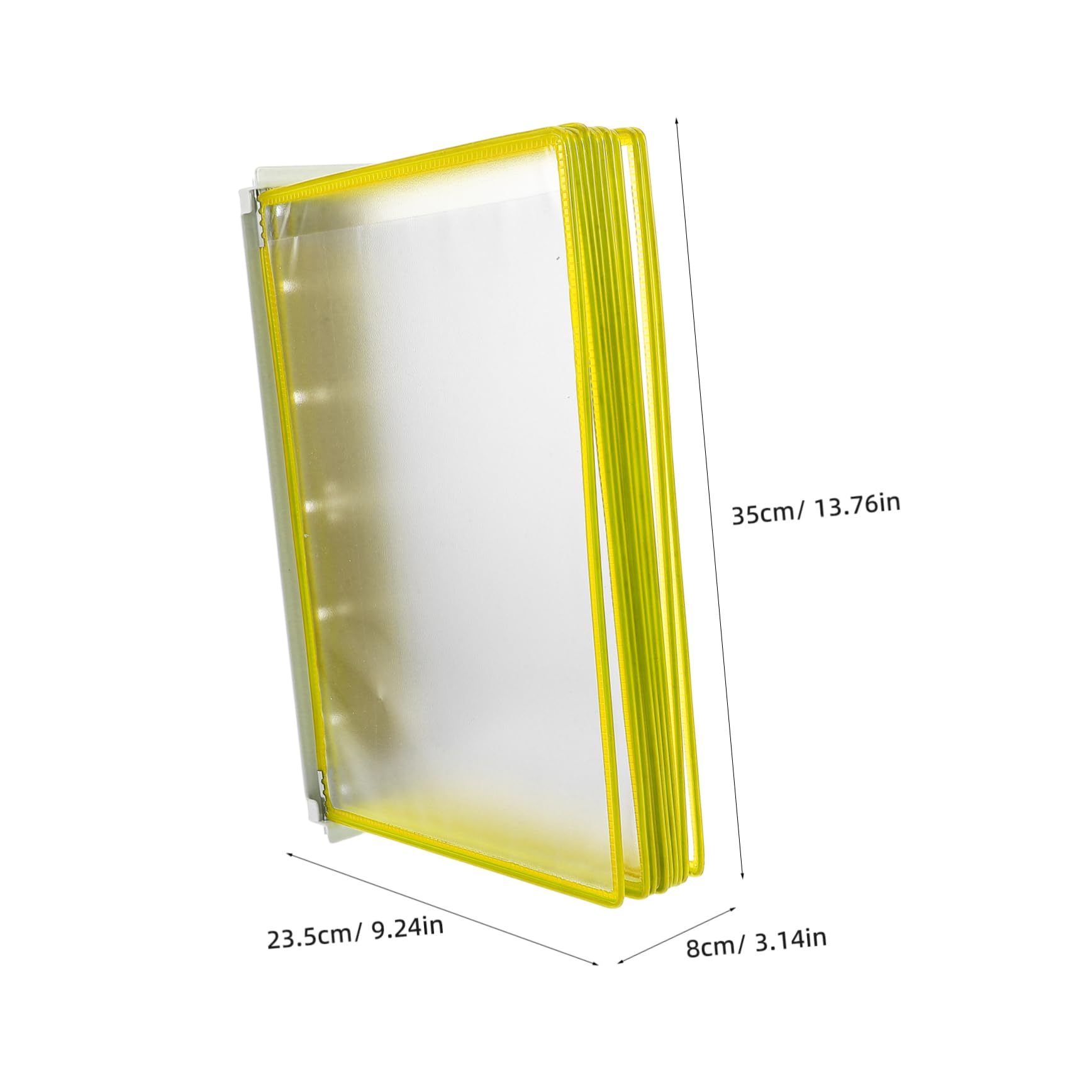 MUCKLILY Wall Mounted Document Holder with Design Material for Office and Educational Use Space Saving Storage