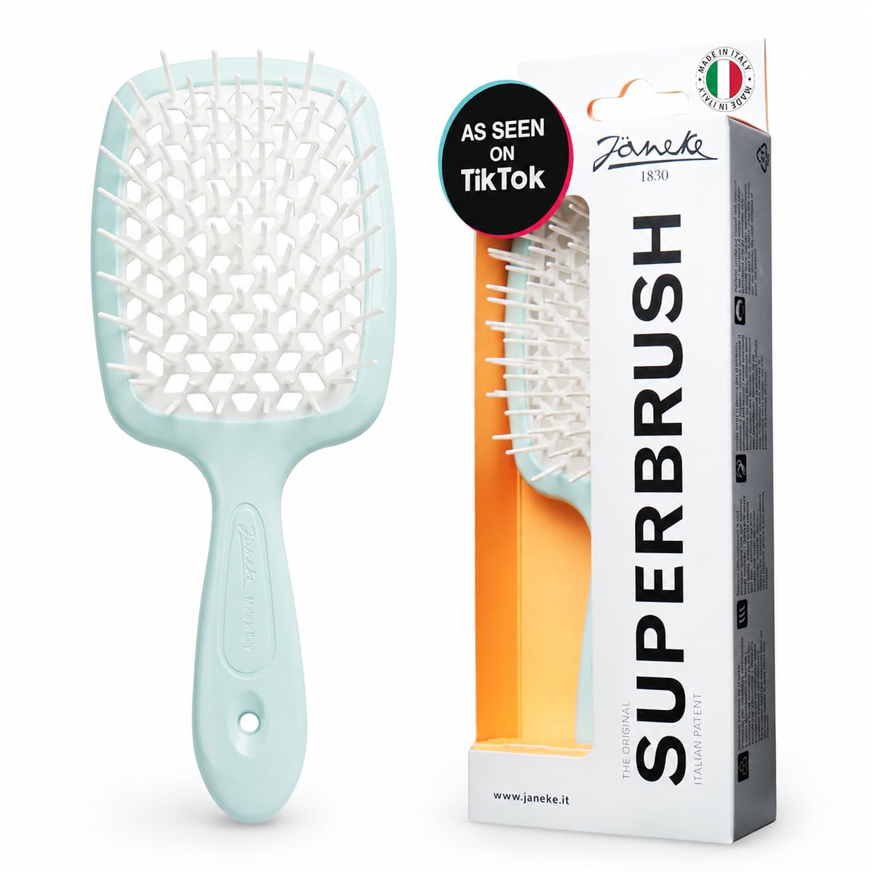 Jäneke Hair Brush (Sp226 Turquoise Pastel) – 80 g