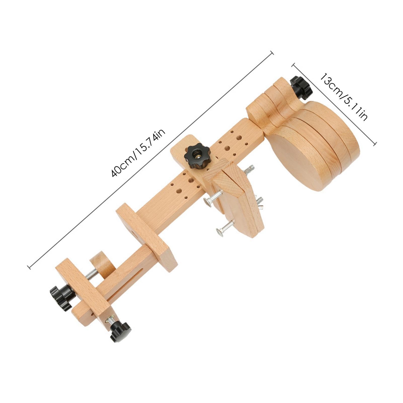 Supporto per telaio da ricamo, girevole a 360 gradi, in legno