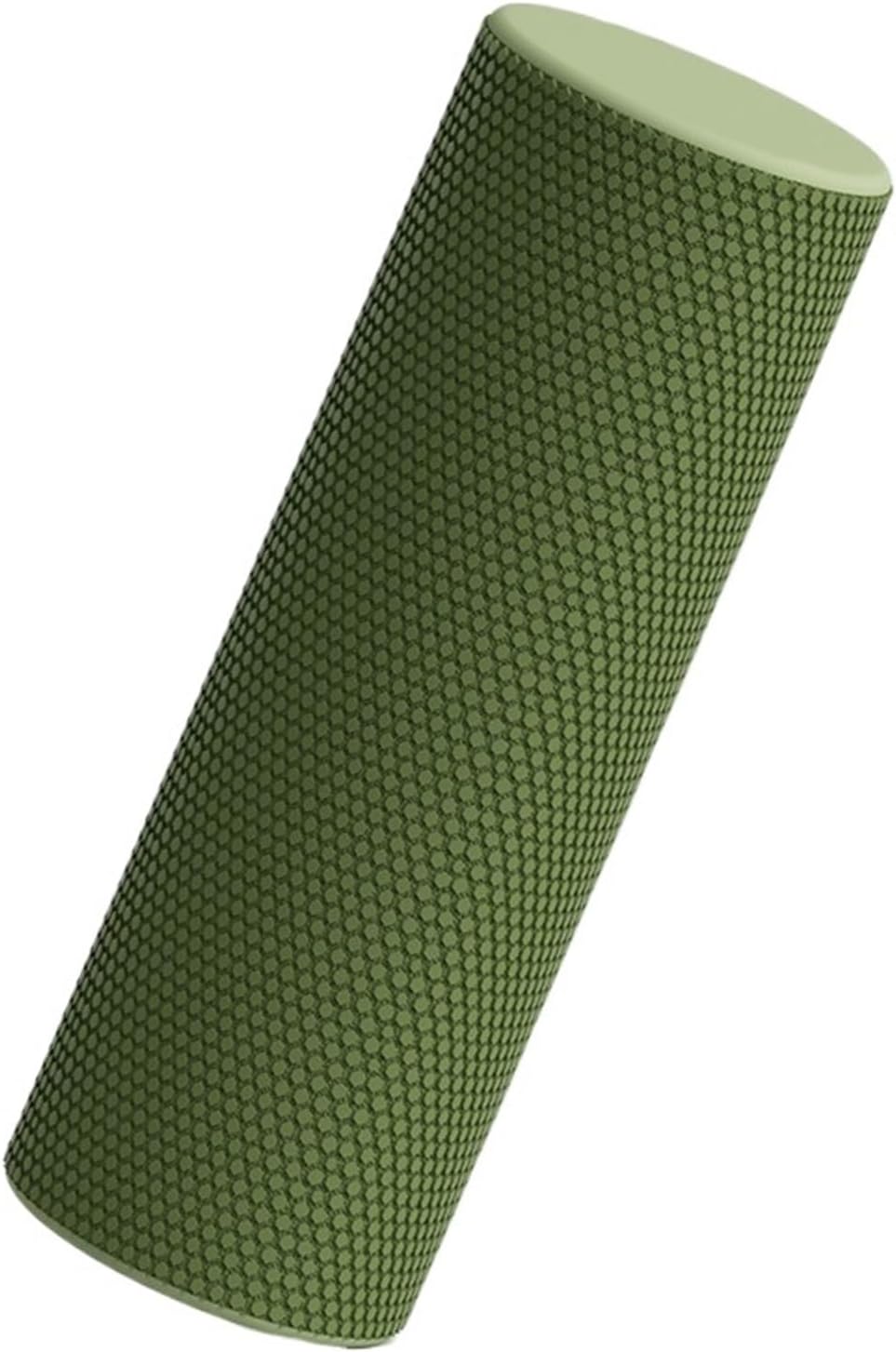 EVA Foam Roller - Beginner-Friendly Solid Textured Massage Roller for Muscle Relaxation, Back Rolling & Fascia Release - Yoga Fitness Tool(Cyan Green,Large)