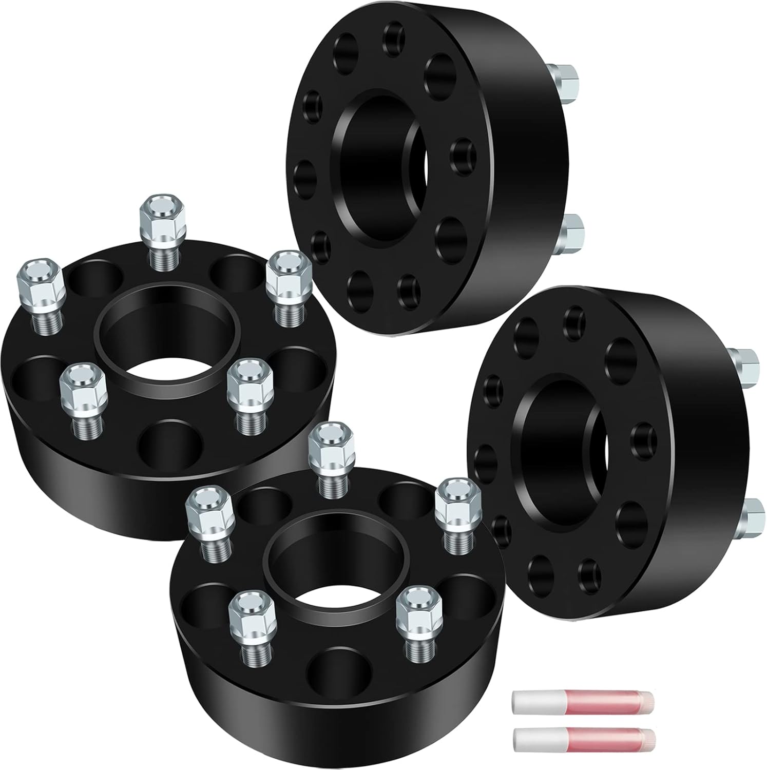 ECCPP 50mm 5x127 Hubcentric Wheel Spacers 5 Lugs 2" inch 5x5 to 5x5 fits for Jeep JK Wrangler Grand for Jeep Cherokee-4PCS