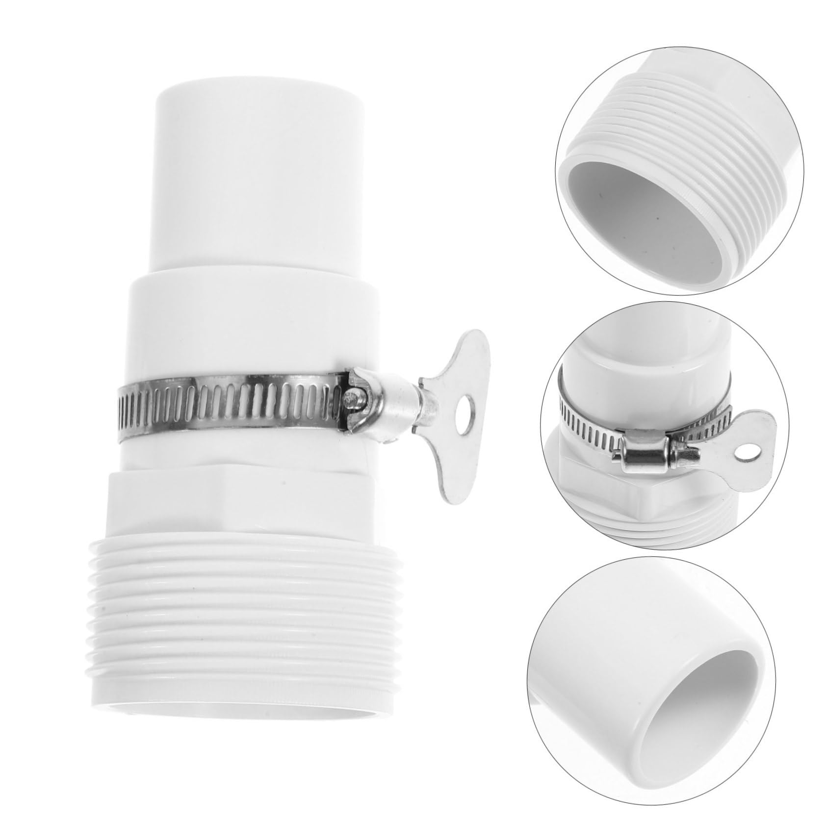 5zestawy Sztuk Adapterów Do Węży Pompowych Do Basenów Uniwersalne Złącza Filtrów Łatwa Instalacja Lekkie i Przenośne Akcesoriów Basenowych