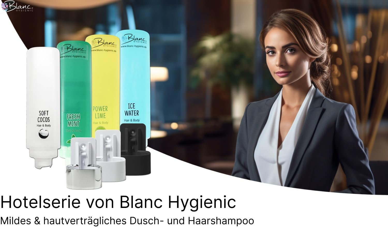 SET Hair & Body Power Lime 12x425 ml Duschgel Shampoo | 12x425 ml Hair & Body, ohne Halterung, Aloe Vera, pH-neutral & dermatologisch getestet