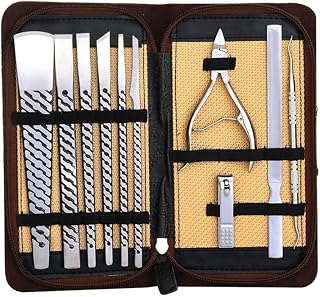 Toenail Clippers Portable Manicure Set Nail Clippers Set Decoration Foot Care Beauty Set with PU Fashion Bag Nail Clipper Set