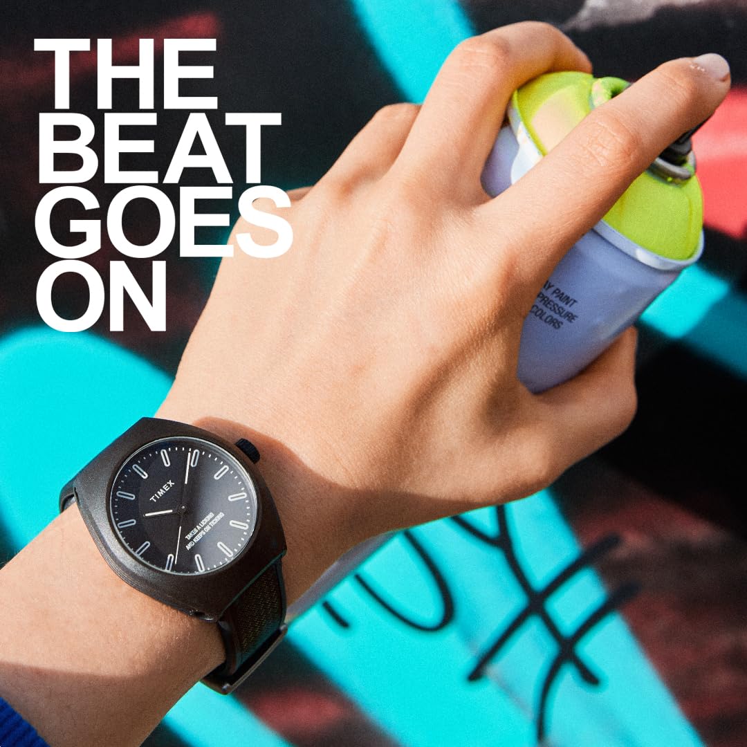 Timex Reloj Analógico para Unisex Adulto de Cuarzo con Correa en Poliuretano TW2W42100VQ