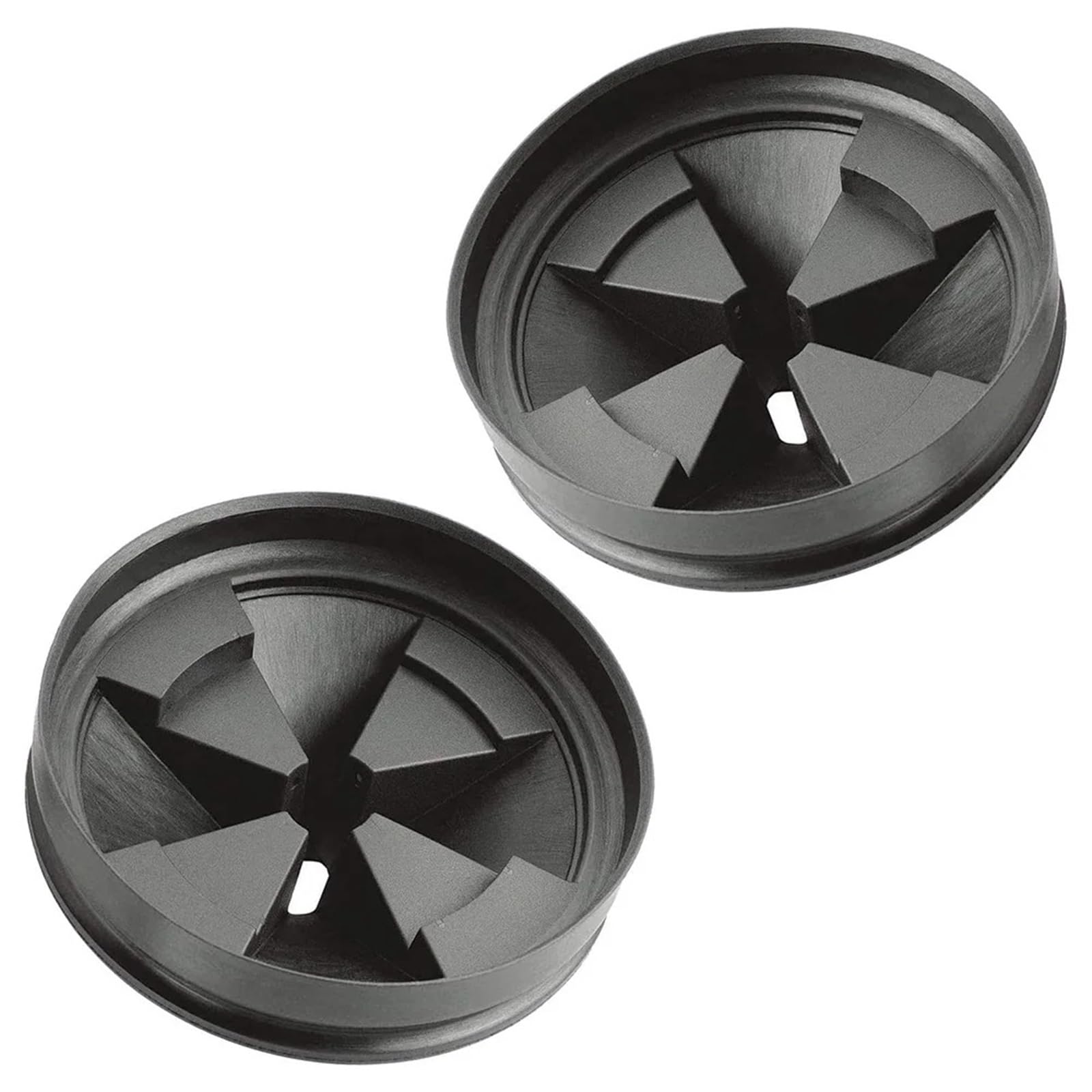 YILWPV 6pcs Black Rubber Disposal Splash Guard, Garbage Stopper, Quiet Collar Sink For Home Reduce Noise