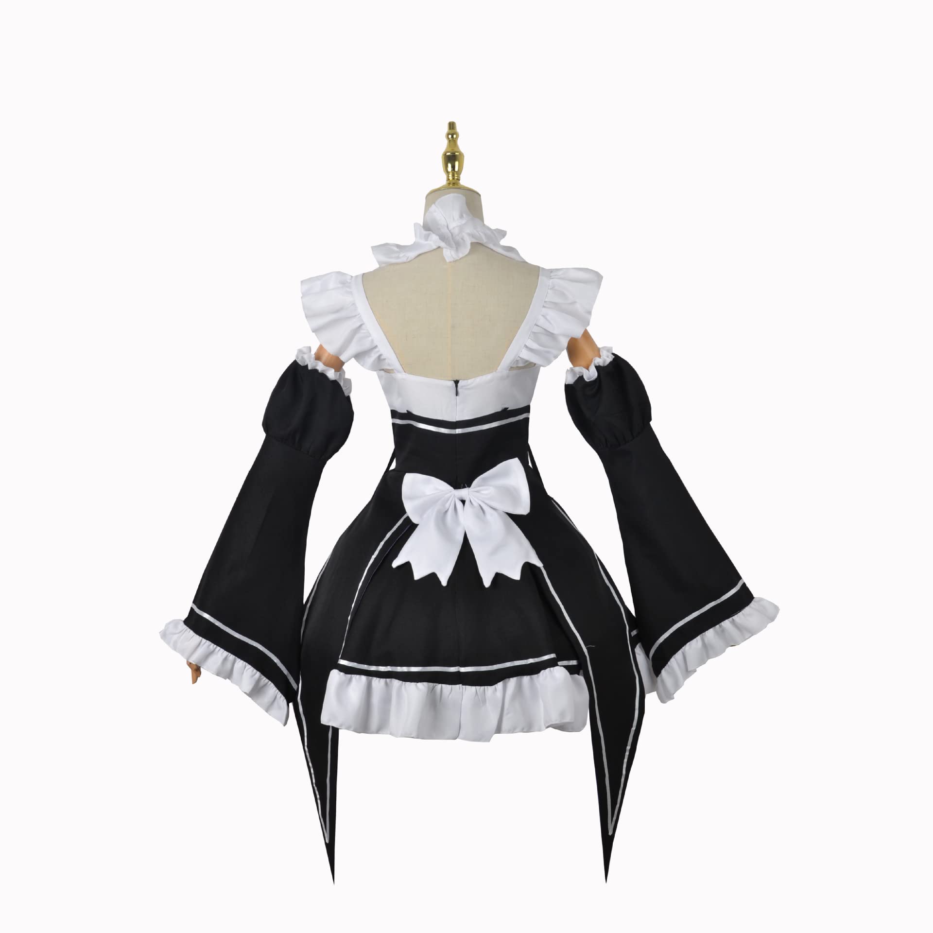 Anime Re:0 Rem Ram Maid Cosplay kostium Halloween, impreza, strój anime, wystawa, sukienka Lolita, mundur dla kobiet i dziewcząt