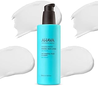 AHAVA Dead Sea Water Mineral Body Lotion - All Day Hydration, Helps Fight Dehydration, Refines Skin's Texture, Enriched with Exclusive Osmoter, Aloe Vera & Witch Hazel, 8.5 fl.oz