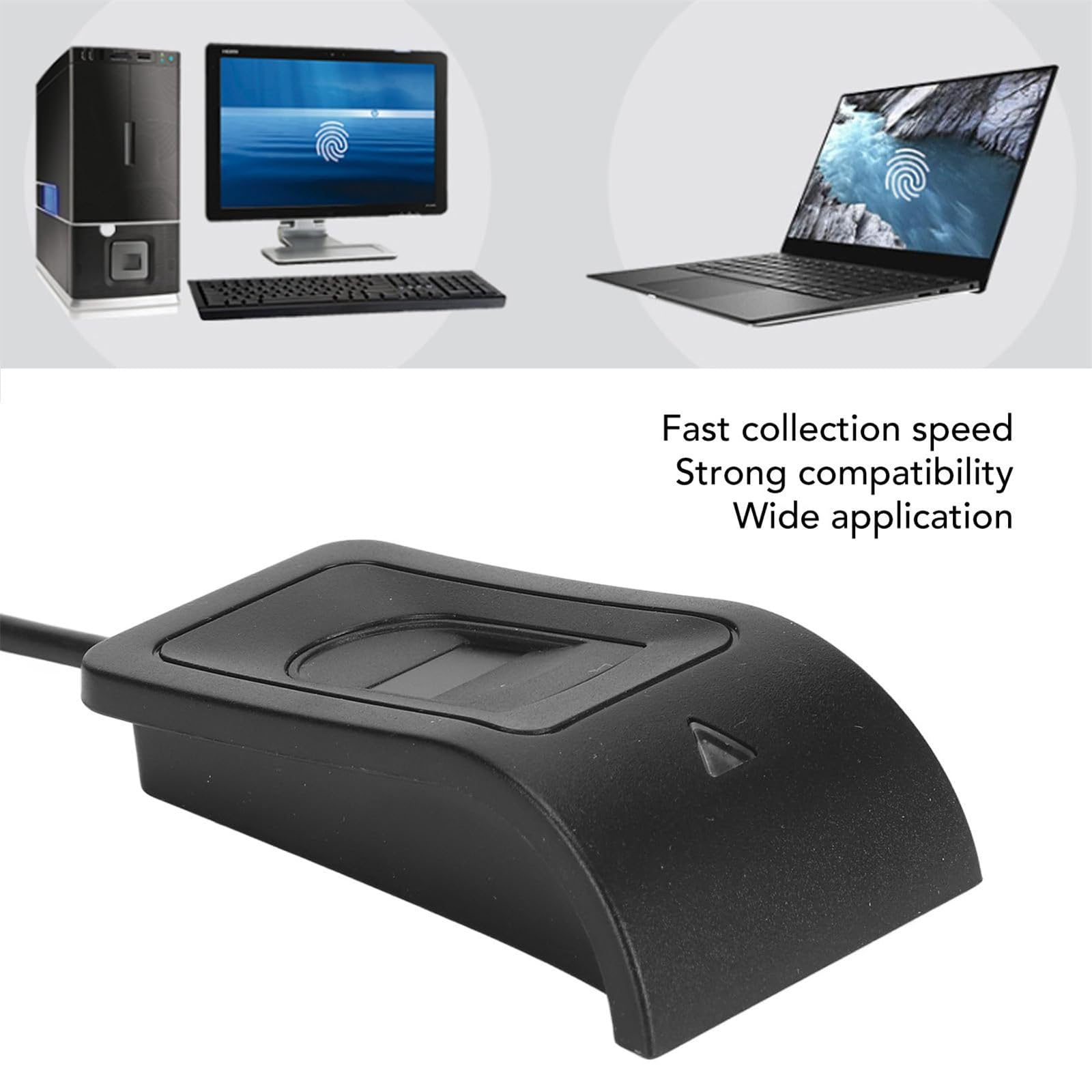 Lector de huellas dactilares USB, escáner de asistencia sensorial, control de acceso biométrico para PC, portátil, seguridad biométrica, USB