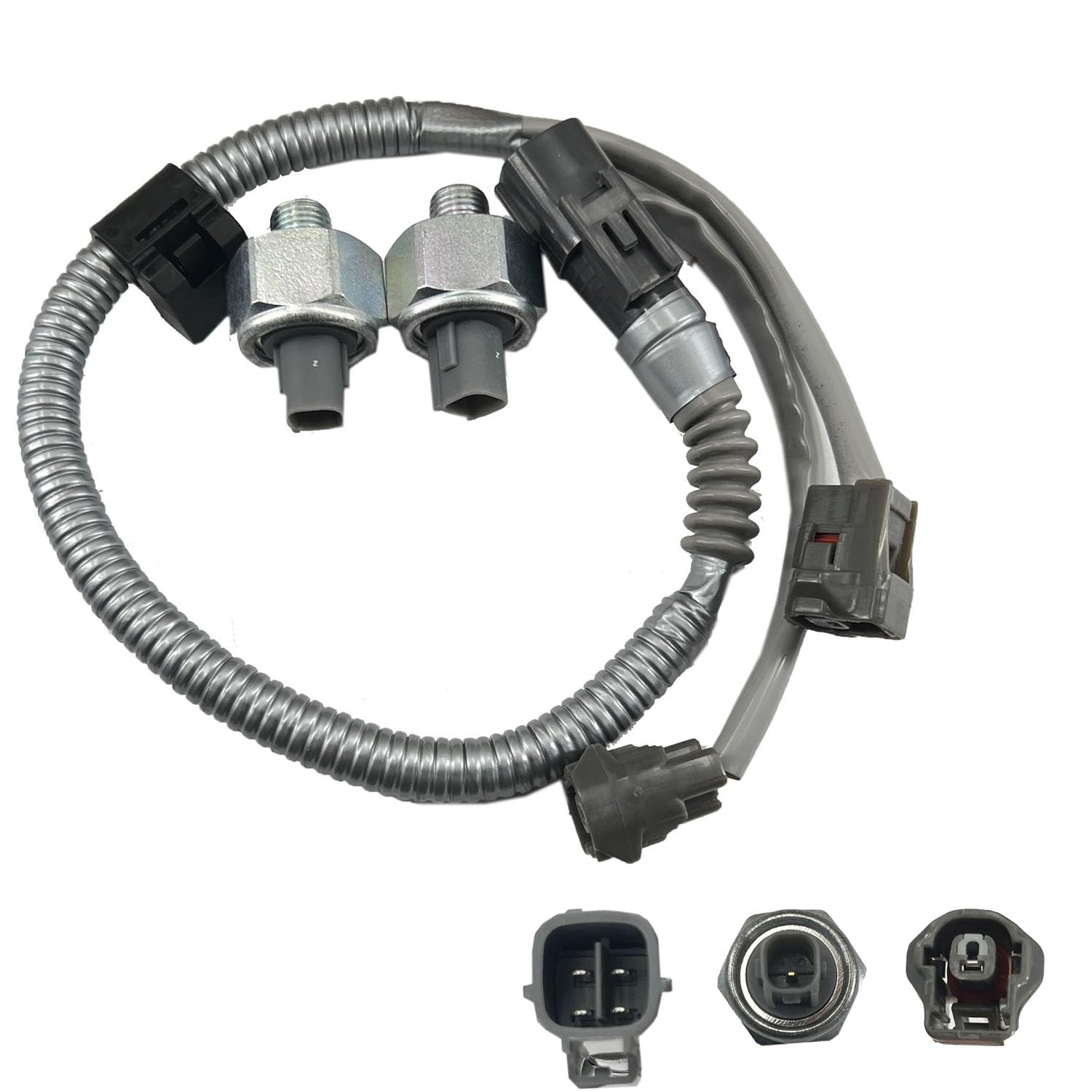 Photo 1 of 2 Ignition Knock Detonation Sensor Harness Wiring Compatible with ES300 GS300 IS300 SC300 RX300 Compatible with Avalon Celica Highlander Sienna Solara 89615-12090 89615-12050 89615-32010