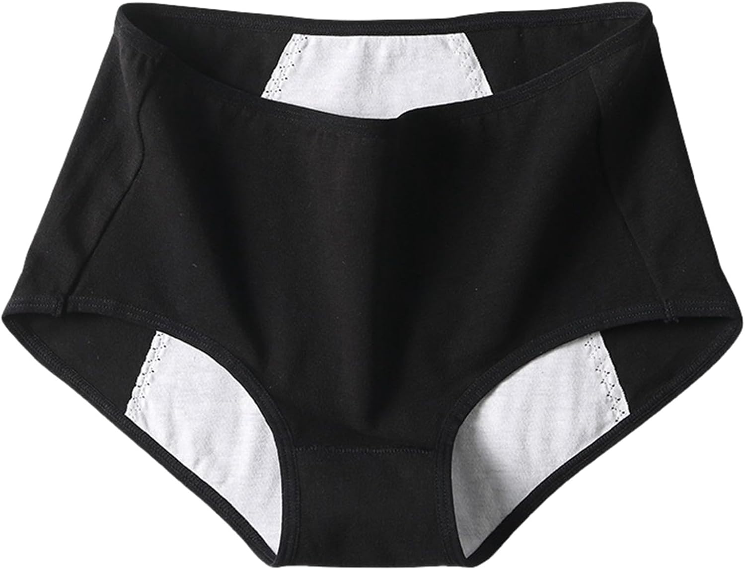 Comfortable Women's Plus Size High Waisted Breathable Briefs with Elongated Crotch for Belly Support and Ease of