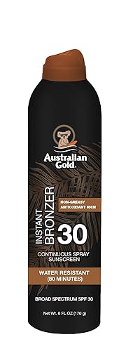 Australian Gold - Protector solar con bronceador instantáneo