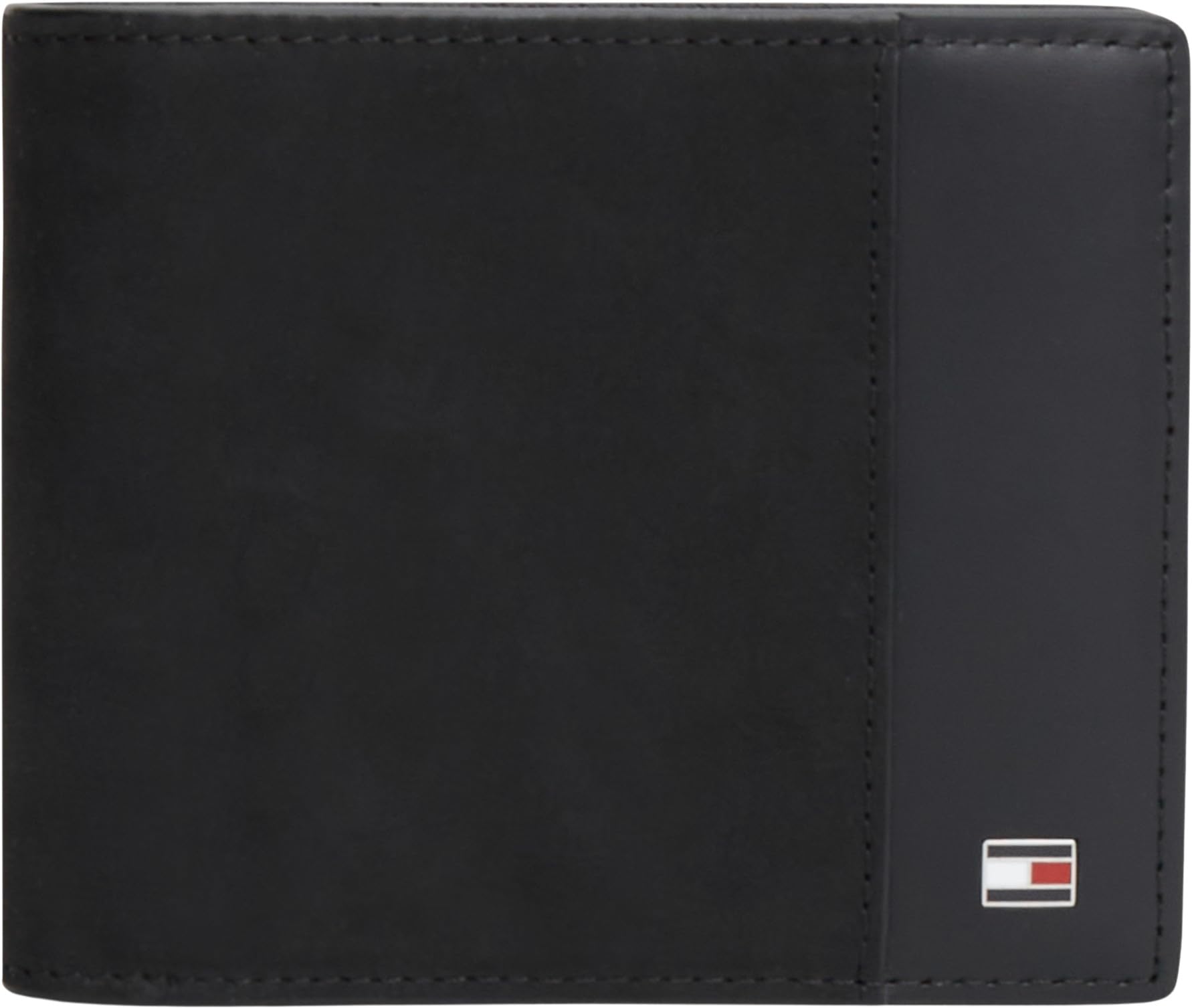 Tommy Hilfiger Men Th Soho Cc and Coin AM0AM14502 Bifold Wallet, Black, One Size