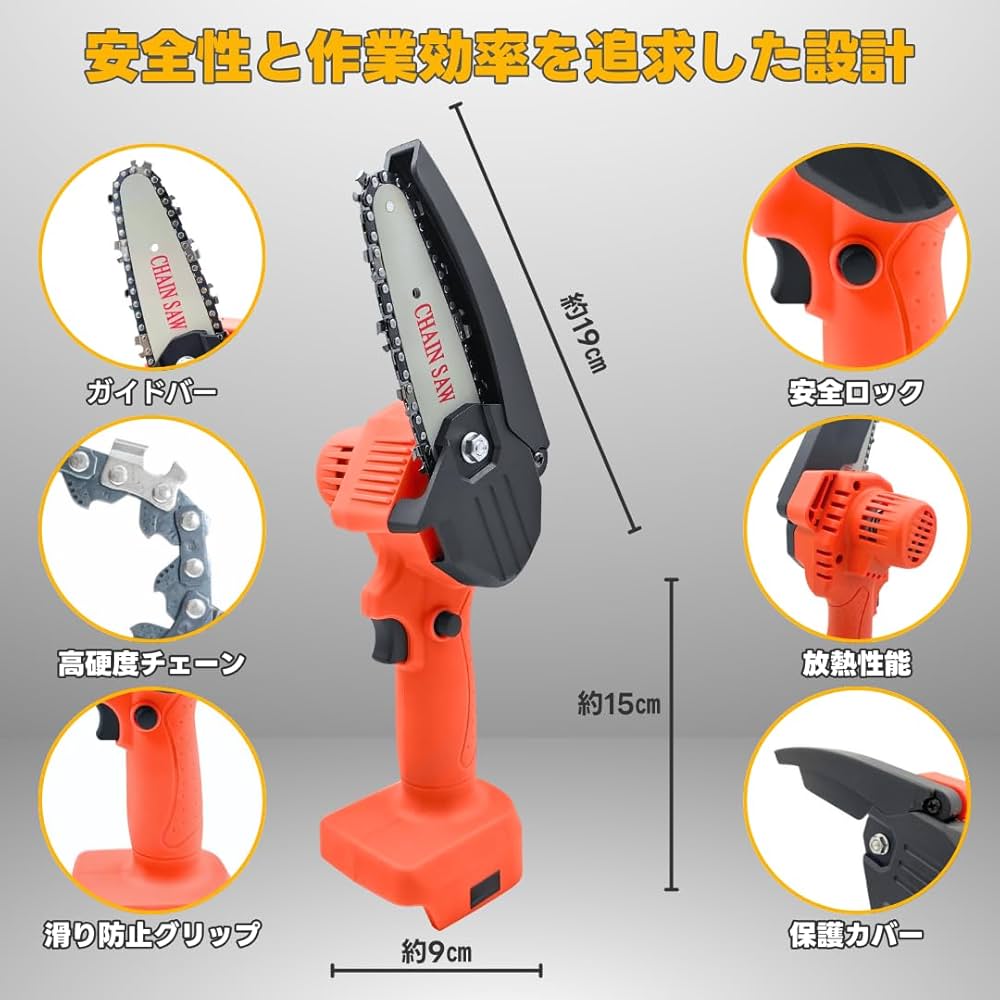 即納 マキタ(makita)互換電動チェーンソー コードレスコンパクト 送料無料 Amazon | マキタ (Makita) バッテリー 対応 コードレス