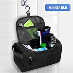 Sac de toilette, Sac de salle de bains pour homme, grand imperméable avec compartiment mesh et zip, Maquillage de toilette de voyage Organisateur Laver Sac Sac de bain pour hommes et femmes