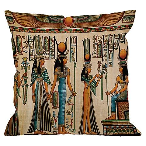 HGOD DESIGNS Egyptian Throw Pillow Cover Case Cover