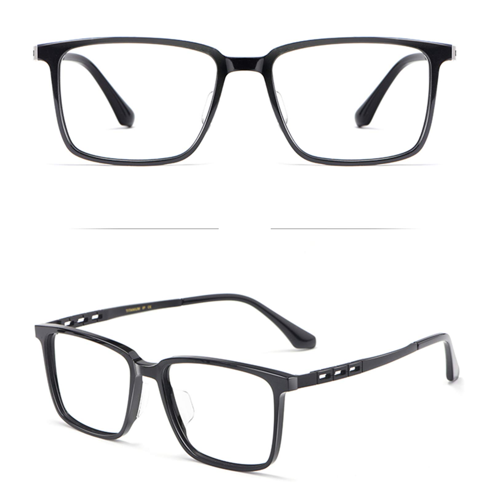 Antyrefleksyjne okulary do czytania z czystego tytanu dla mężczyzn, antyrefleksyjne Hd męskie okulary ochronne niebieskie światło blokujące komputerowe Vintage unisex mężczyźni kobiety do ochrony przed promieniowaniem UV UV Eye Fatigue