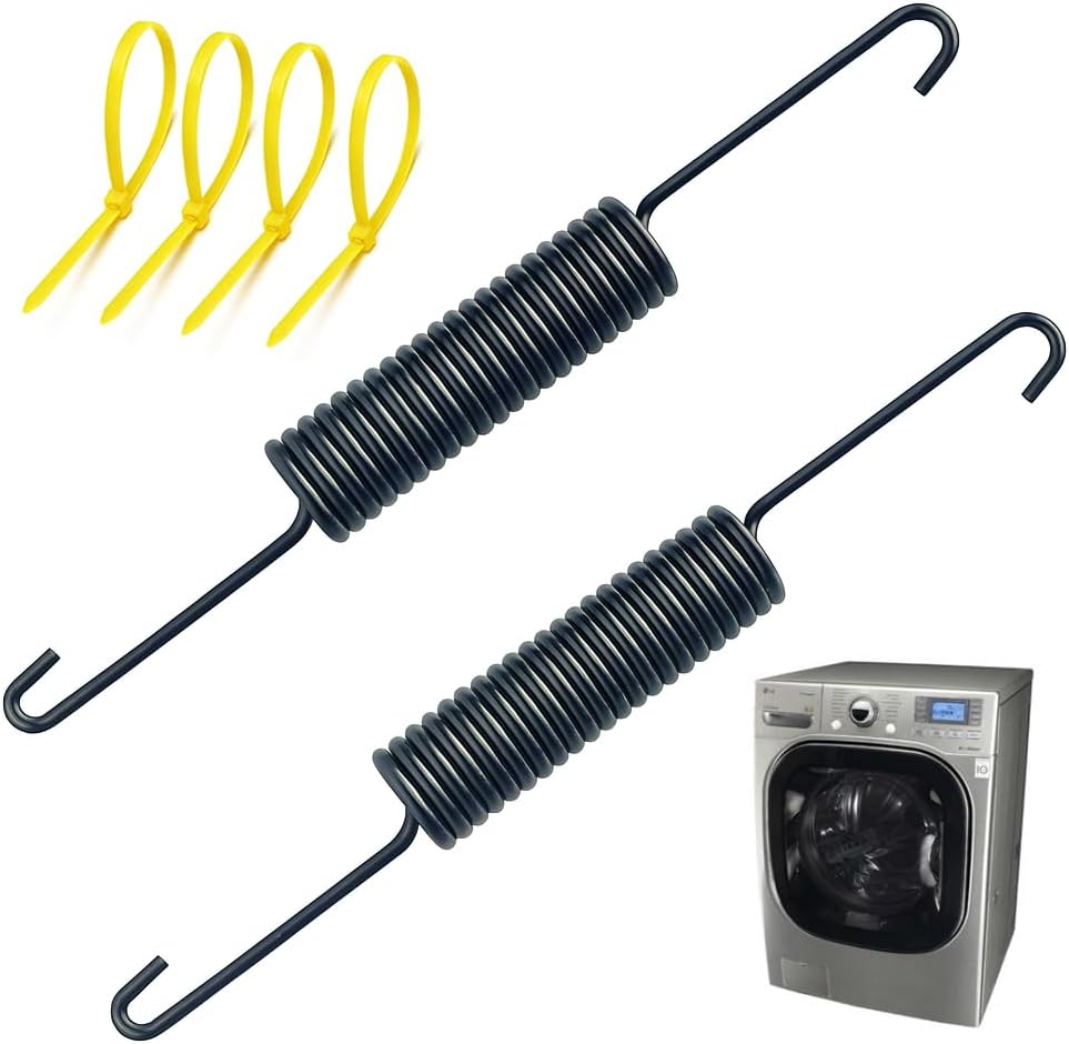 4970FR2084Z Washer Suspension Spring Replacement for LG & Kenmore Washing Machines - Premium Steel, Fixes Noisy Vibration & Walking Issues, Replaces AP4998892 AGF75223050 MHY57694605 (2 Pack)