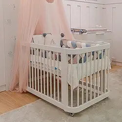 Berço 3 em 1 Evolutivo Branco Quater