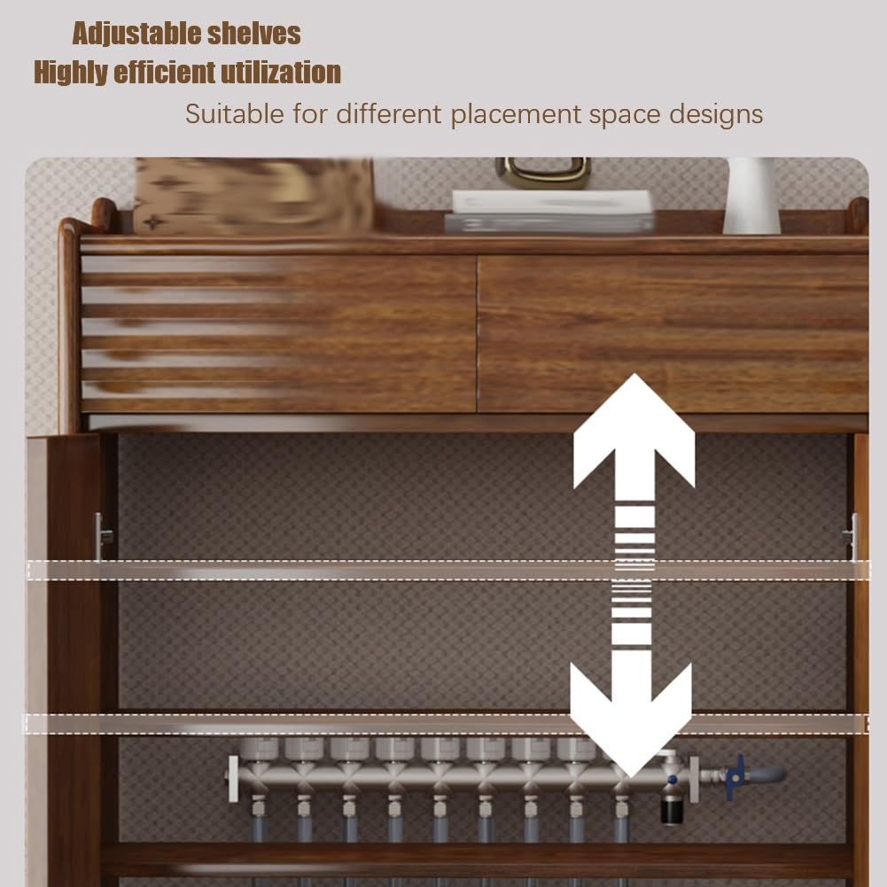 Cubierta de radiador, fundas de calefacción para el hogar, diseño de madera maciza para sala de estar y dormitorio, soluciones de calefacción elegantes y funcionales