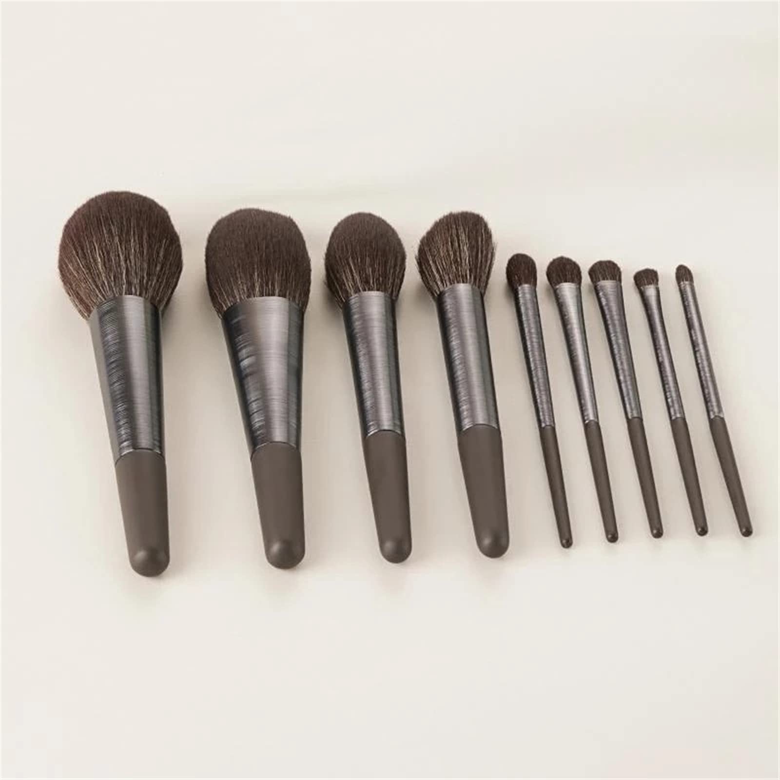 Make-up-Pinsel-Set 9 Professionelle Make-up Pinsel, Lidschatten Loose Pulver Makeup Set für Reiseurlaub