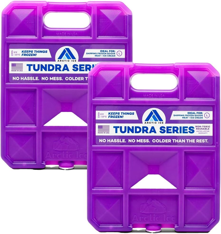 Arctic Ice Tundra Series Long Lasting Reusable Ice Pack - 5° Fahrenheit Cooling Point - Designed to Maintain Freezer-Like Temperatures in Coolers