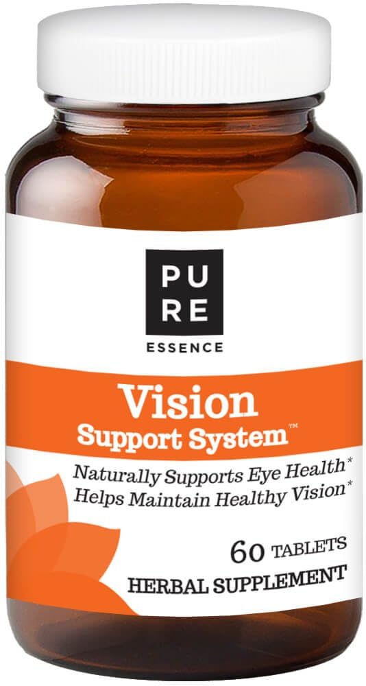 Pure Essence Labs Vision Cellular Support System - with Lutein, Zeaxanthin, Bilberry & More - 60 Tablets
