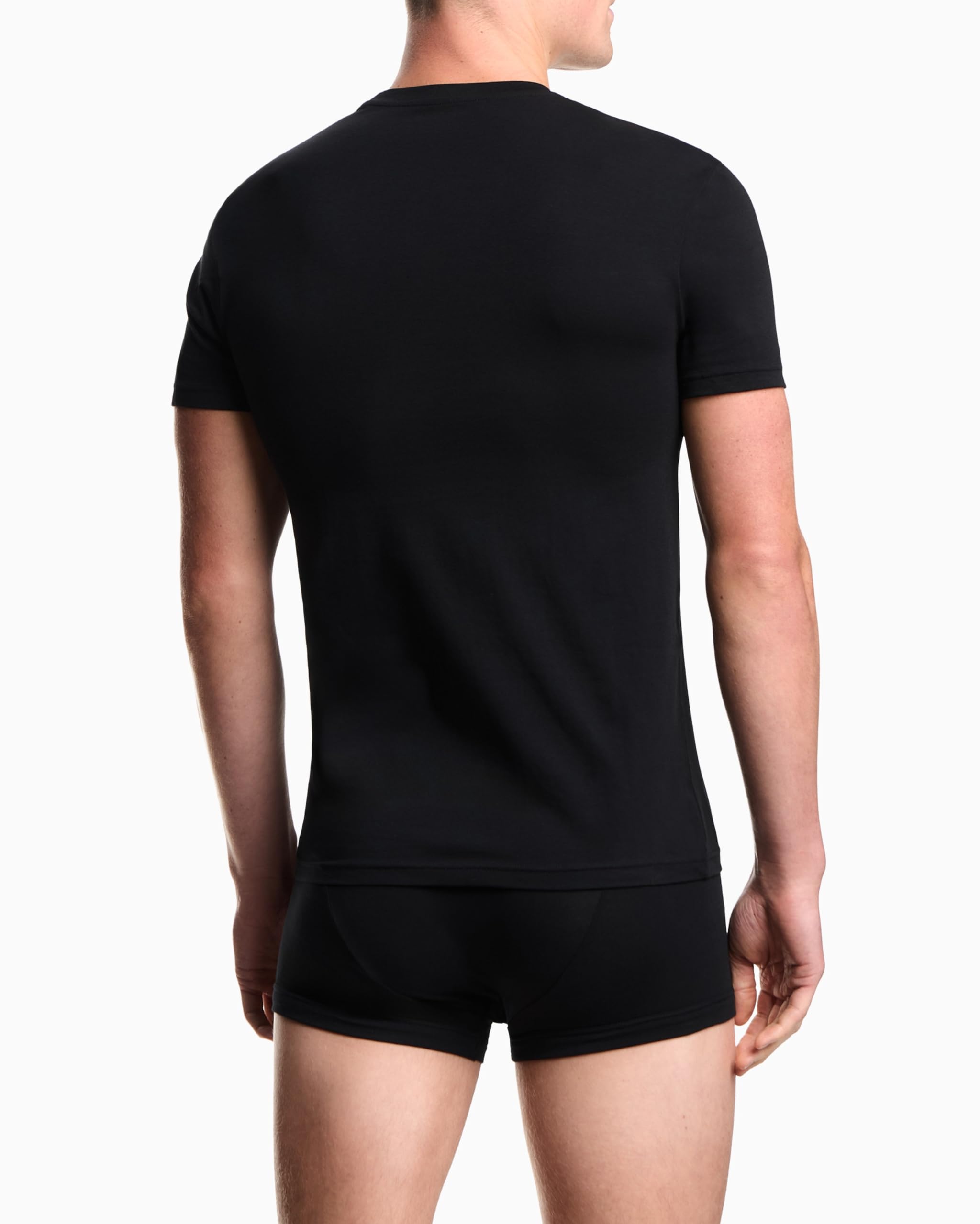 Emporio Armani Crew Neck T-Shirt Camiseta de Cuello Redondo Hombre (Pack de 1)