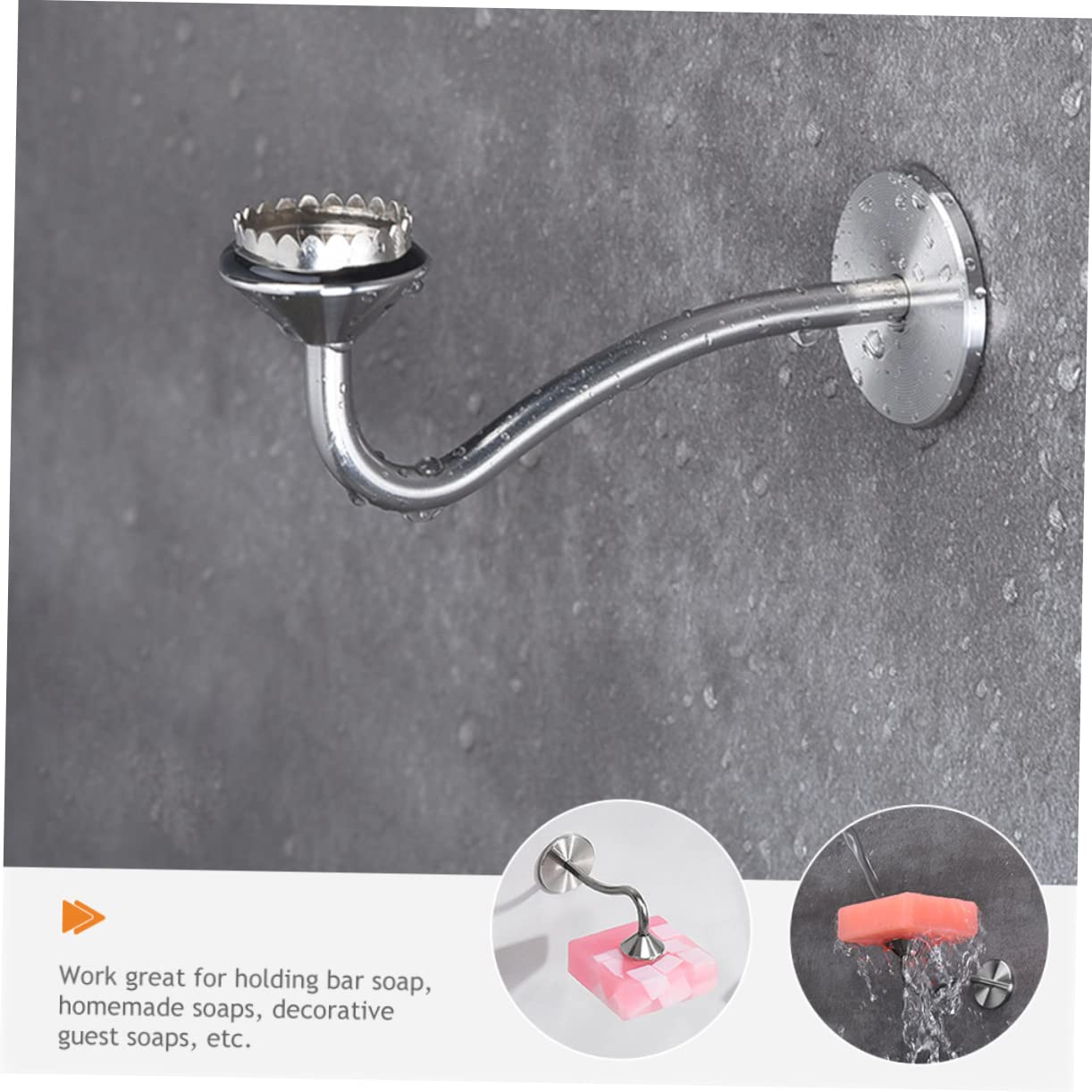 PLAFOPE 2piezas Soporte Magnético De Jabón Inoxidable para Baño y Cocina Jabonera De Pared Sin Perforación Estante De Drenaje para Jabón Barra Accesorio Práctico y Ventilado