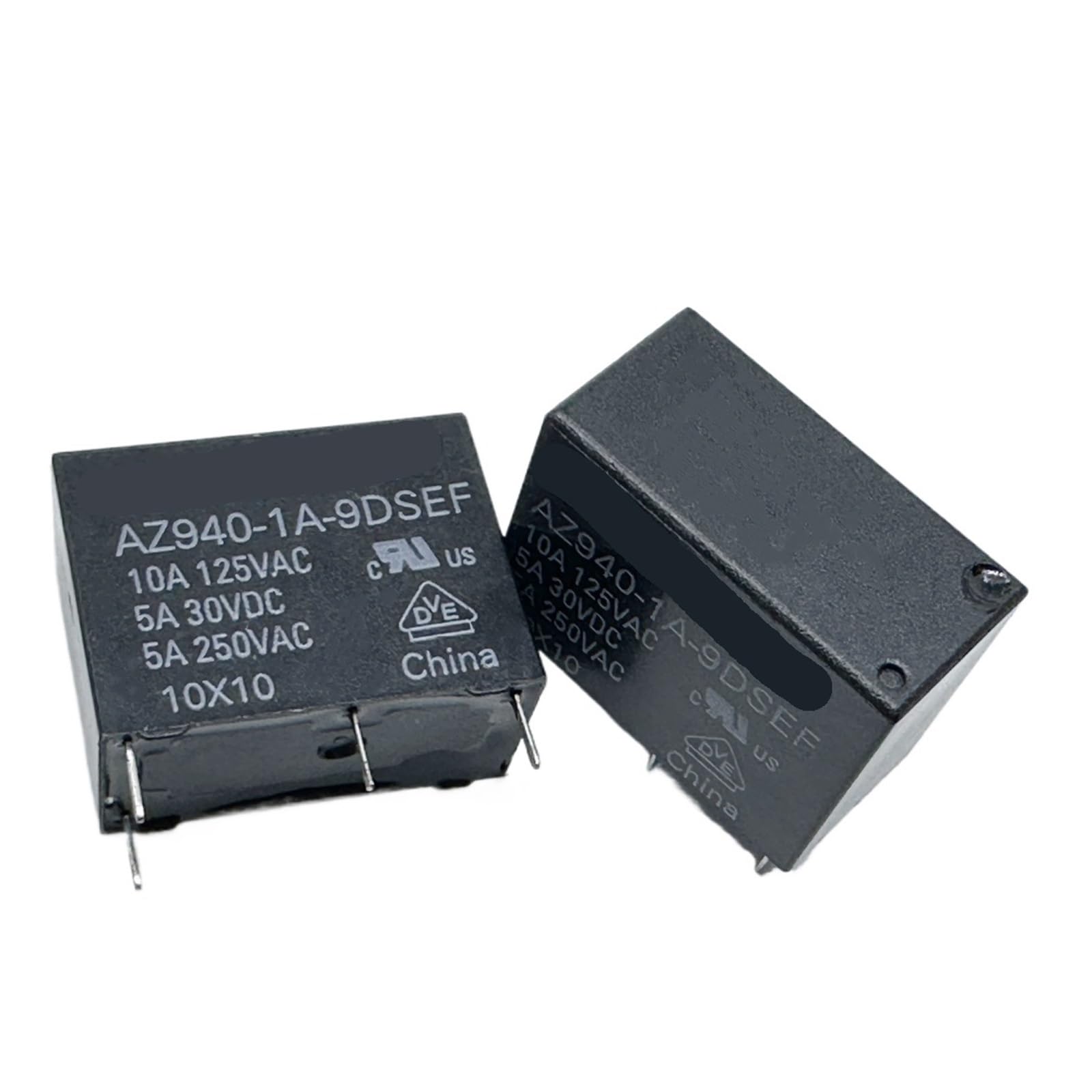 YZWRWRMKTB 1pc AZ940-1A-9DSEF (33FA-Coil:9VDC-5A) Relay 4pins